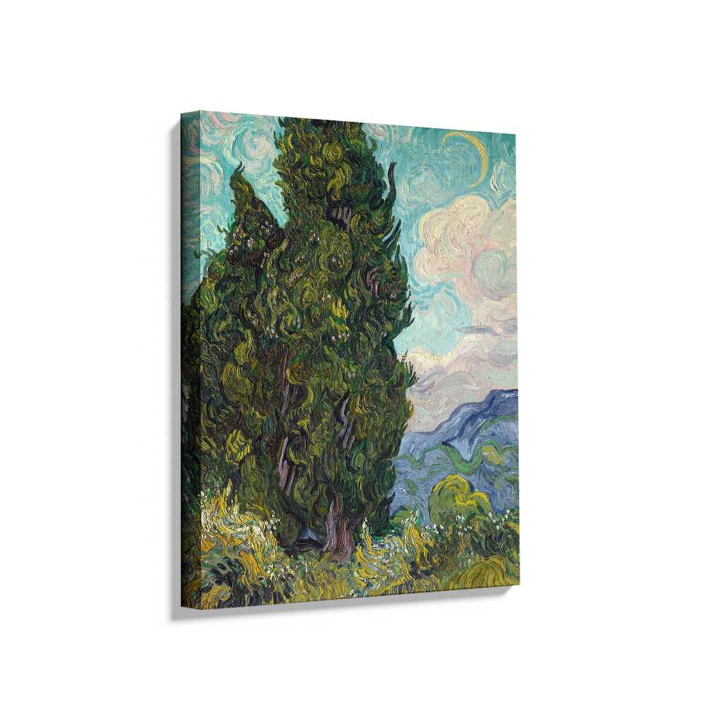 Picasoul - Picasoul Curated - Cypress Trees Against The Sky - Wall Decor