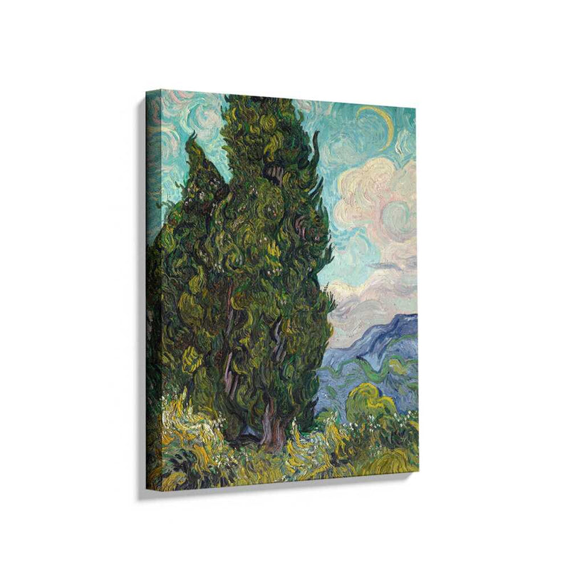 Picasoul - Picasoul Curated - Cypress Trees Against The Sky - Wall Decor