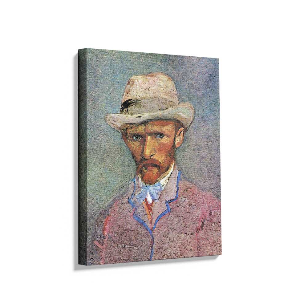 Picasoul - Picasoul Curated - SelfPortrait With Grey Felt Hat - Wall Decor