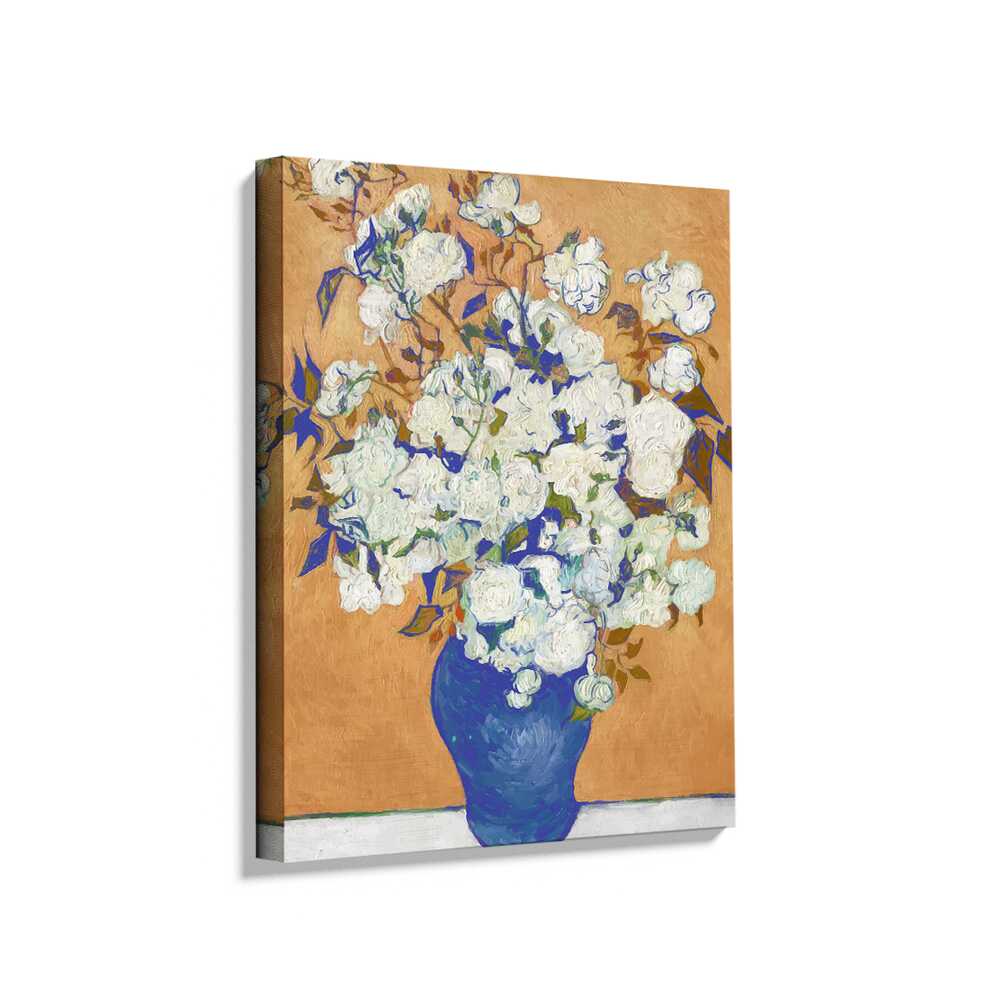 Picasoul - Picasoul Curated - Flowers In A Blue Vase - Wall Decor