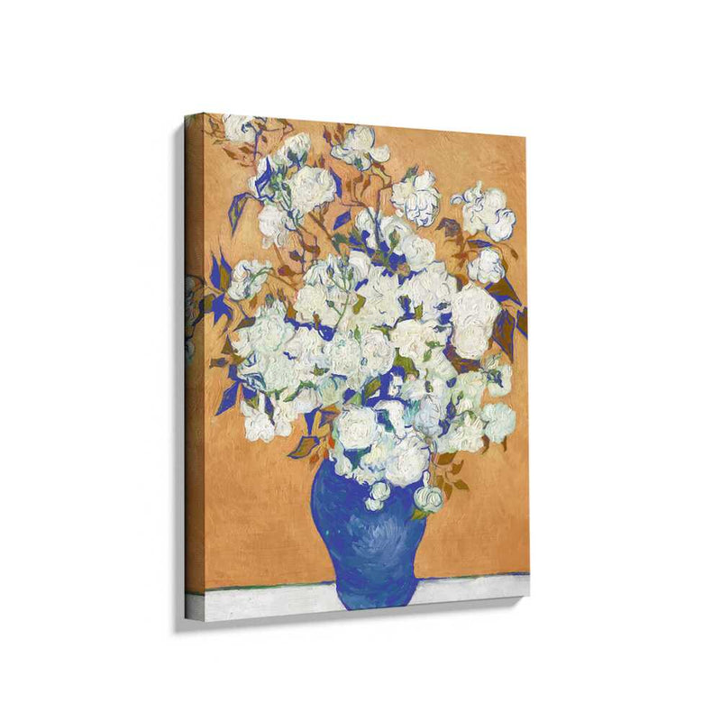 Picasoul - Picasoul Curated - Flowers In A Blue Vase - Wall Decor