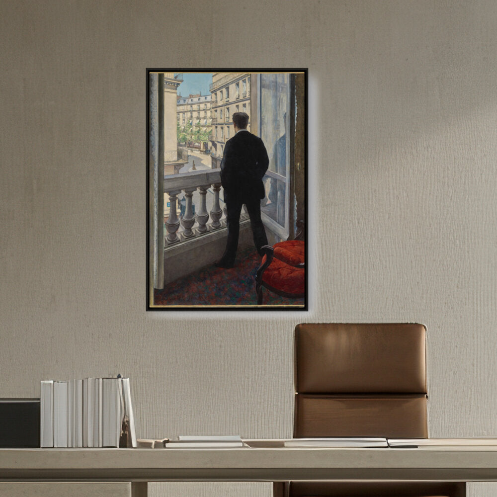 Young Man At The Window - FLOATING FRAME