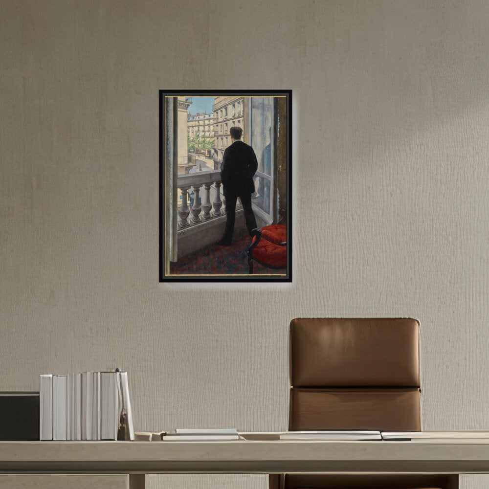 Young Man At The Window - FLOATING FRAME