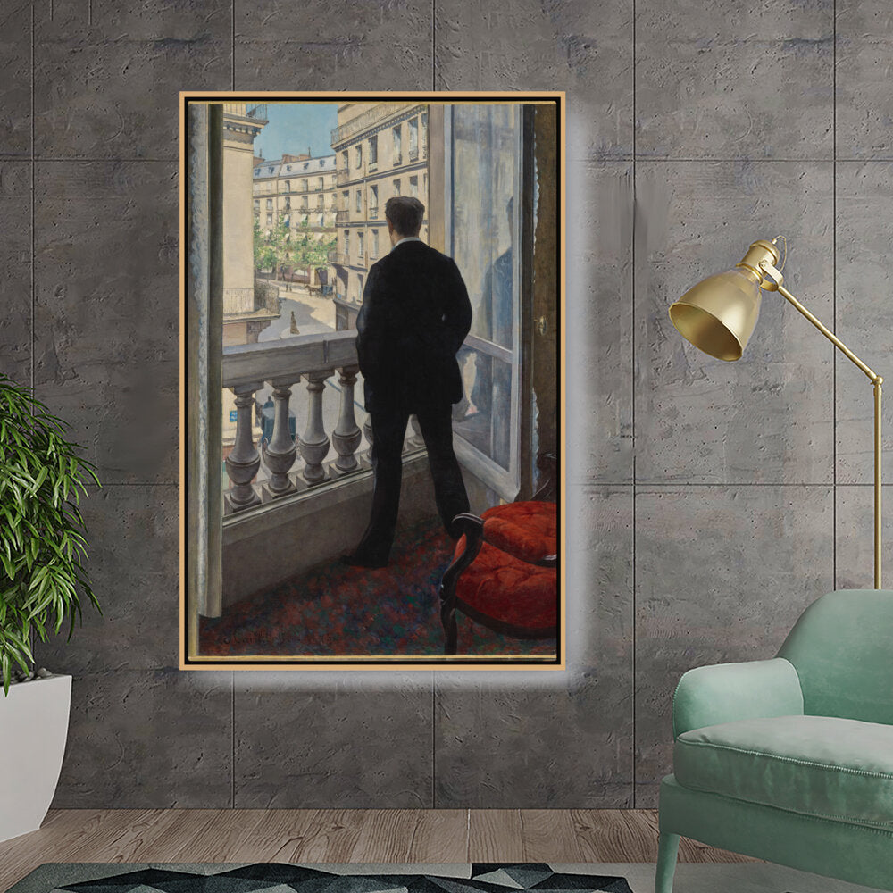 Young Man At The Window - FLOATING FRAME