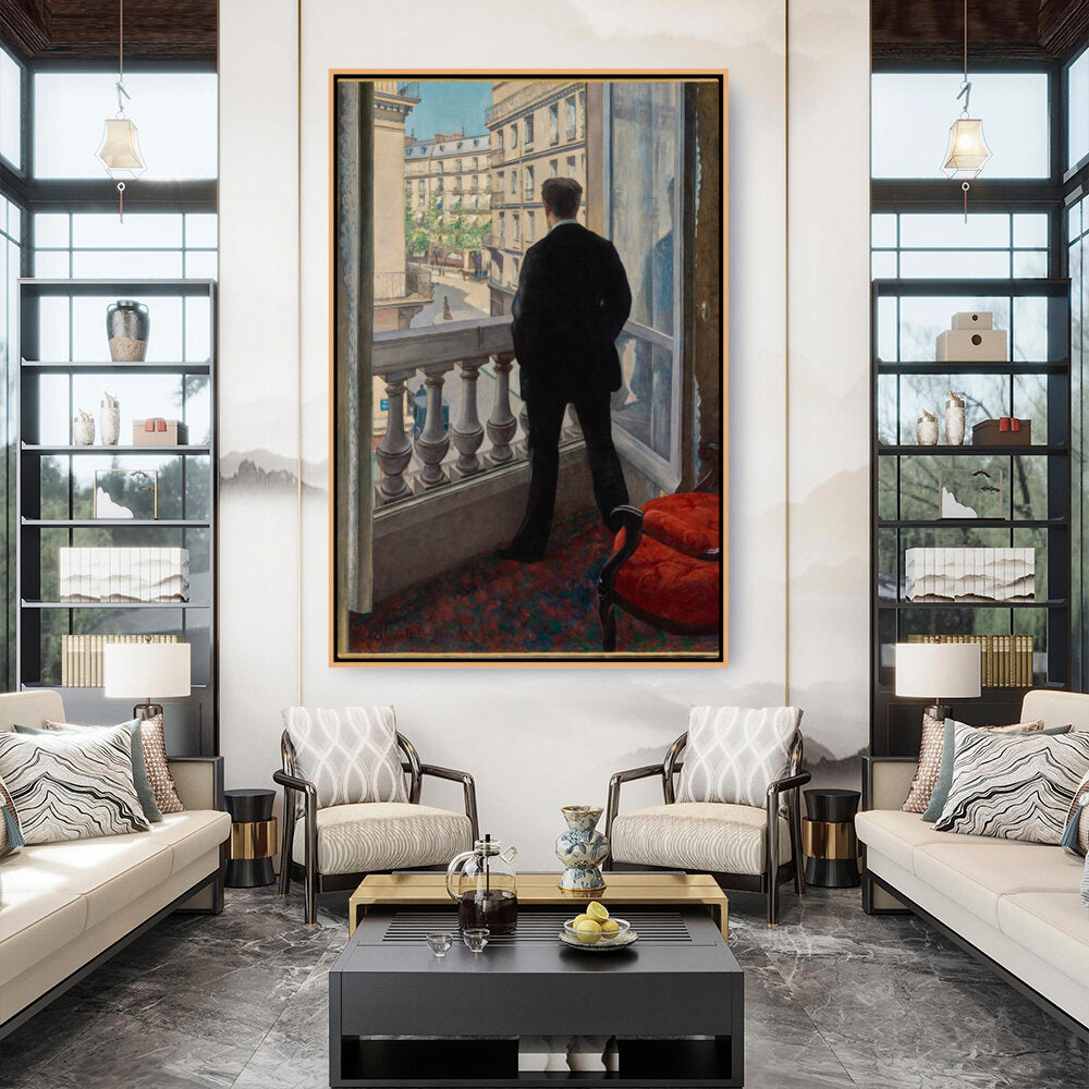 Young Man At The Window - FLOATING FRAME