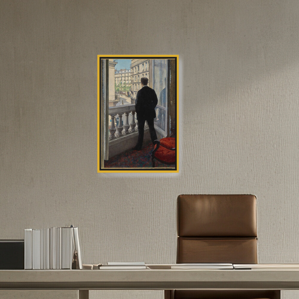 Young Man At The Window - FLOATING FRAME