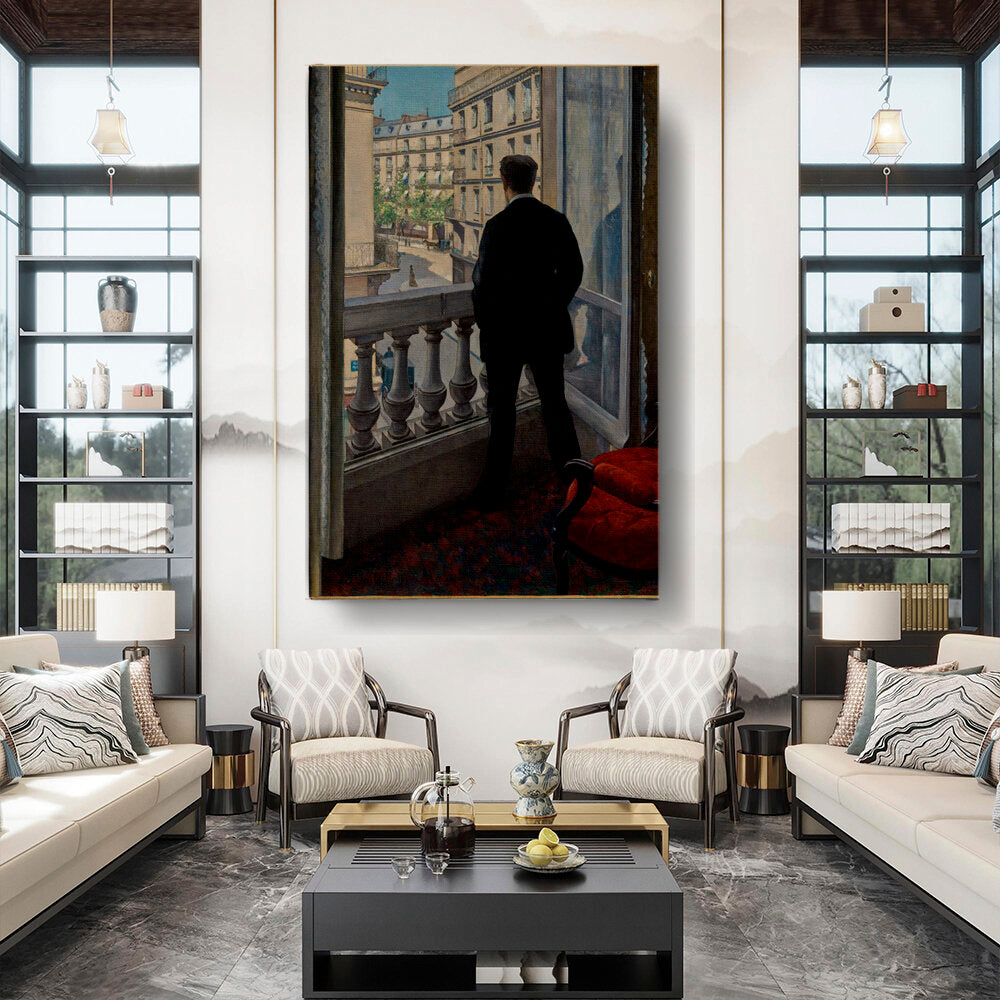 Young Man At The Window - Wall Canvas