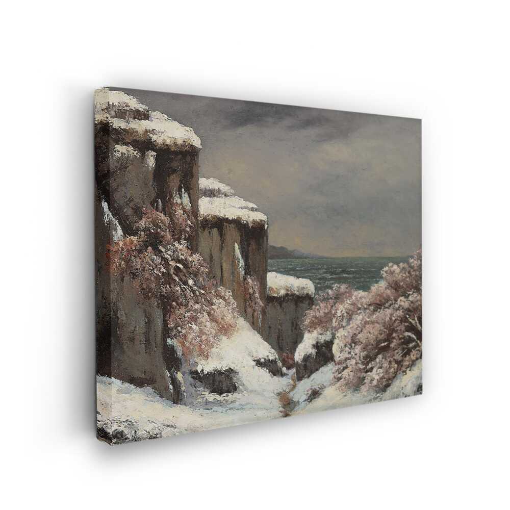 Picasoul - Picasoul Curated - Snowy Cliffs By The Sea - Wall Decor