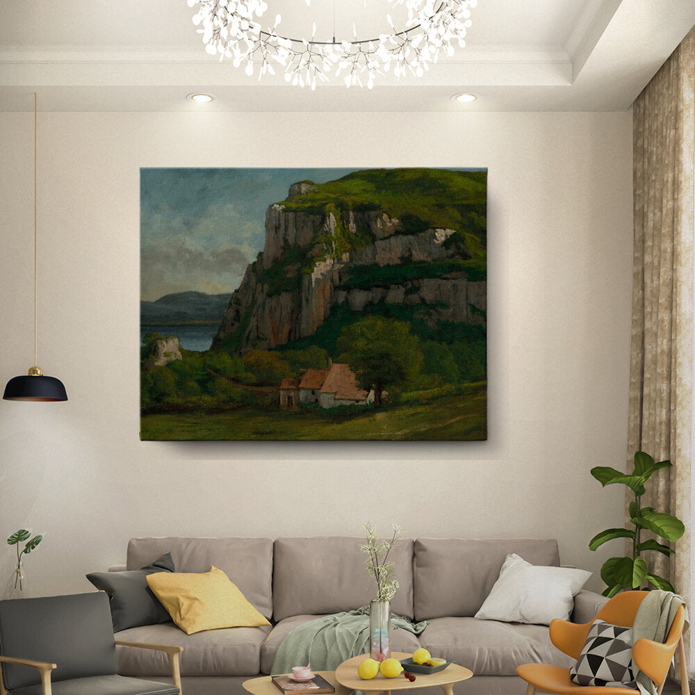 Serene Landscape With Cottage