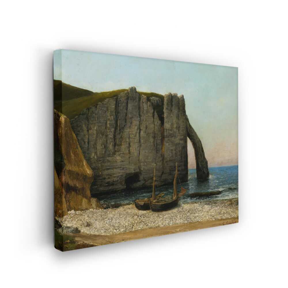 Picasoul - Picasoul Curated - Coastal Cliffs And Boats - Wall Decor