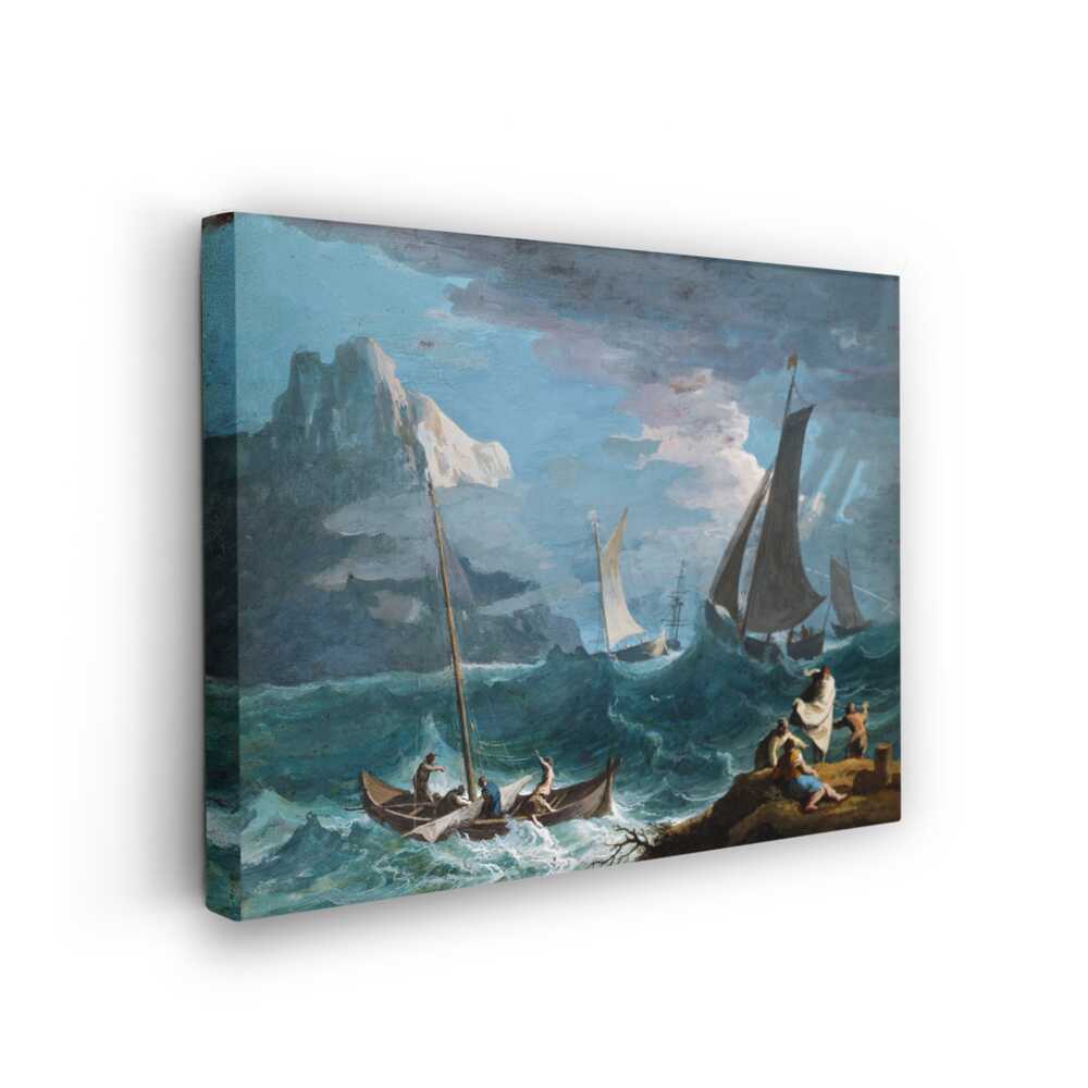 Picasoul - Picasoul Curated - Fishing Boats In A Storm - Wall Decor