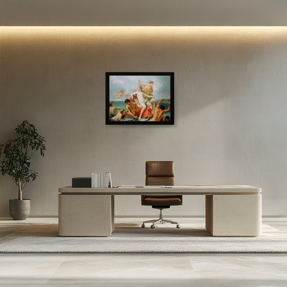 Triumph Of The Marine Venus - Framed Canvas