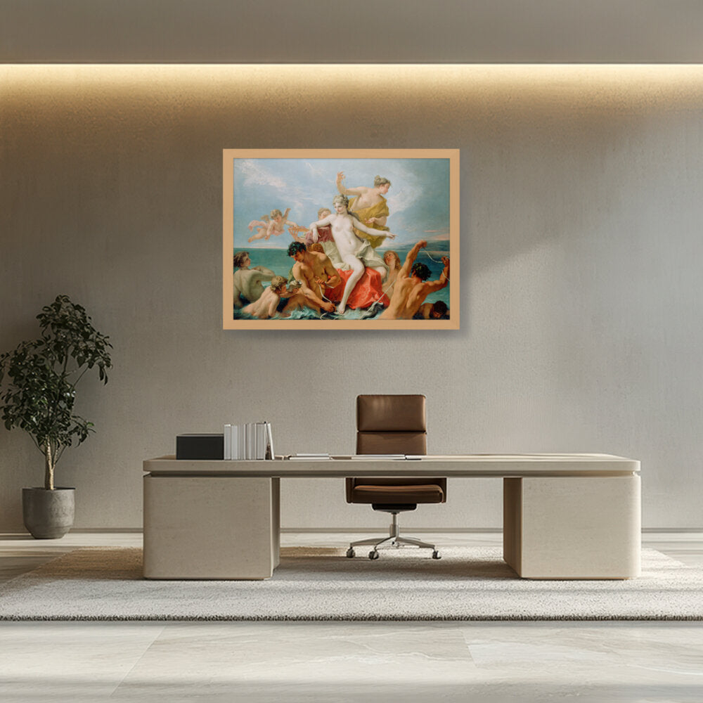 Triumph Of The Marine Venus - Framed Canvas
