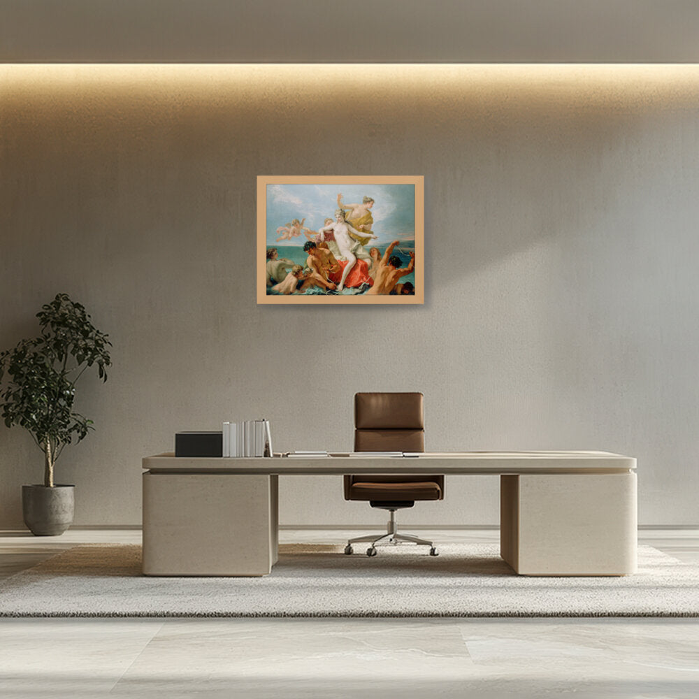 Triumph Of The Marine Venus - Framed Canvas
