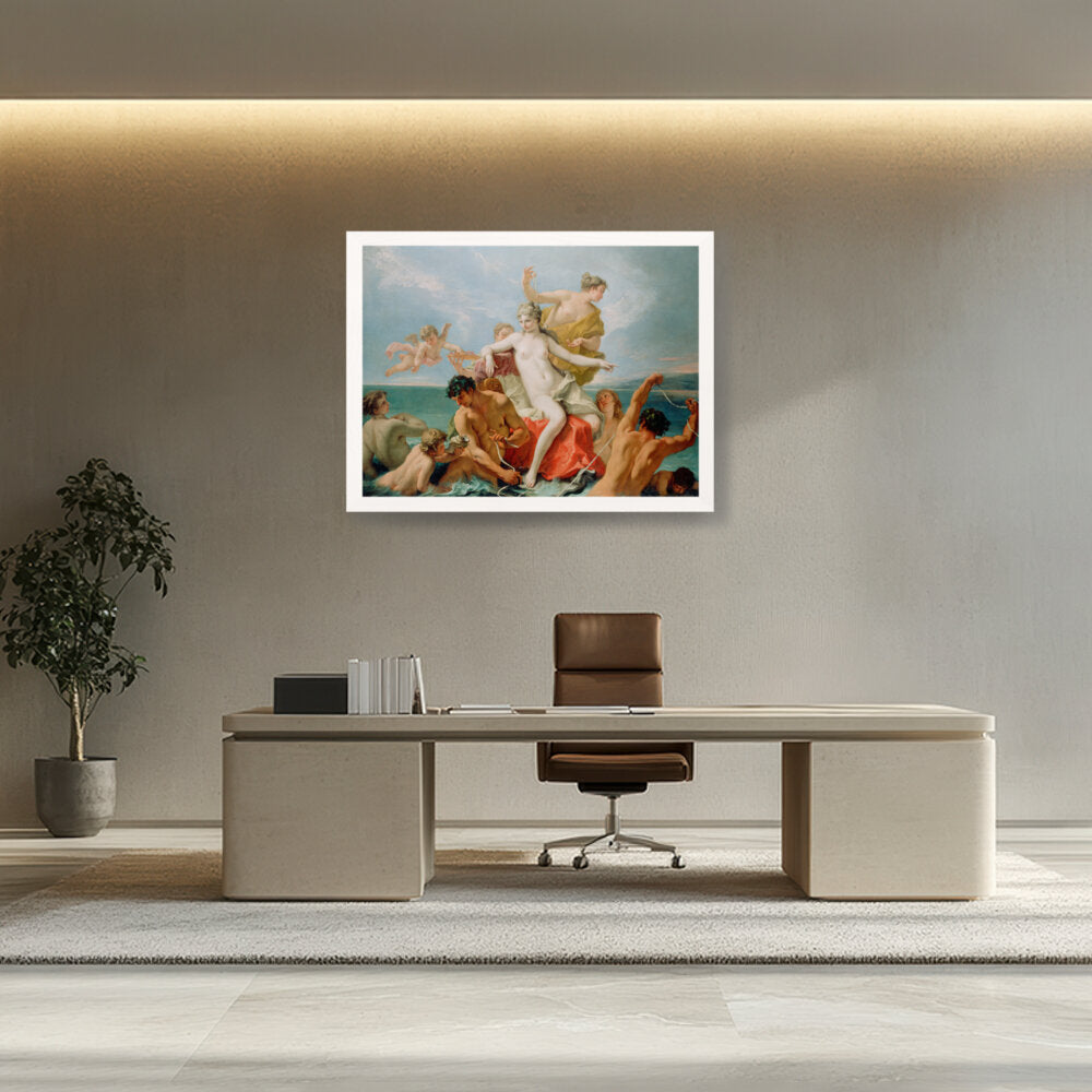 Triumph Of The Marine Venus - Framed Canvas