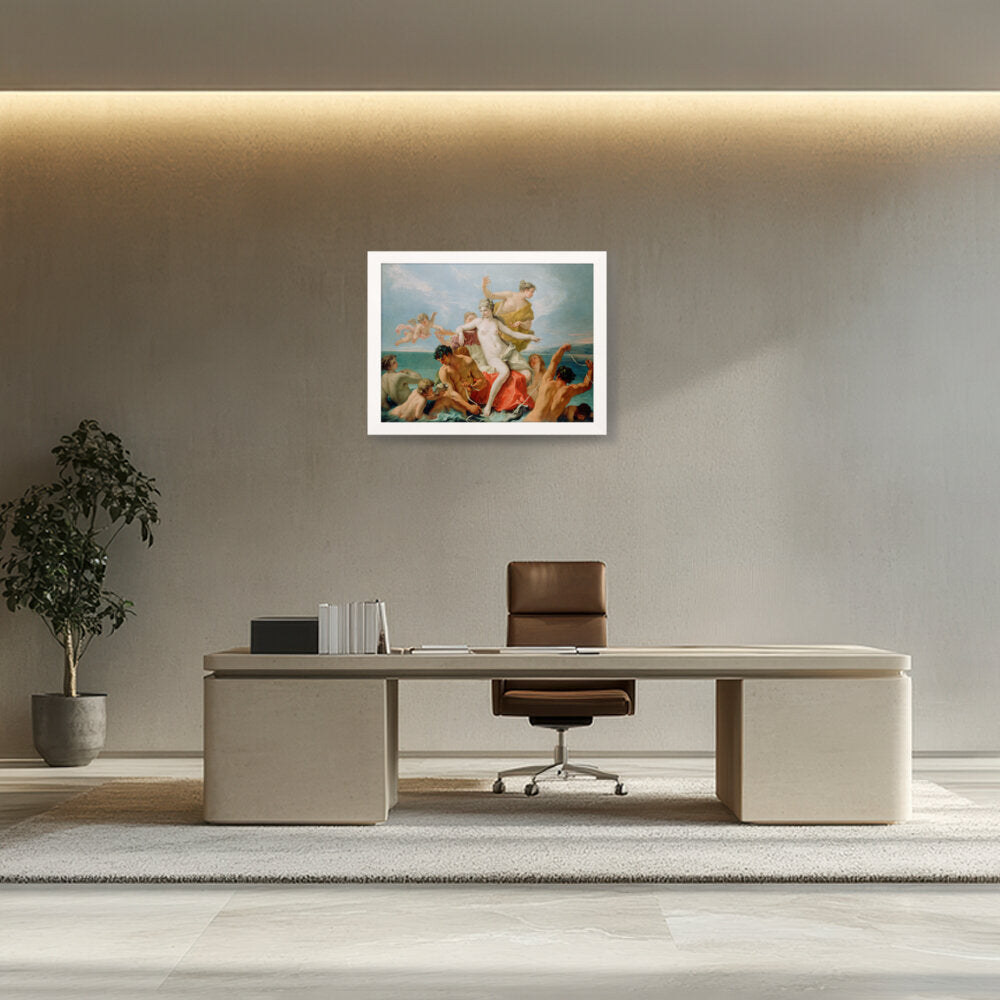 Triumph Of The Marine Venus - Framed Canvas