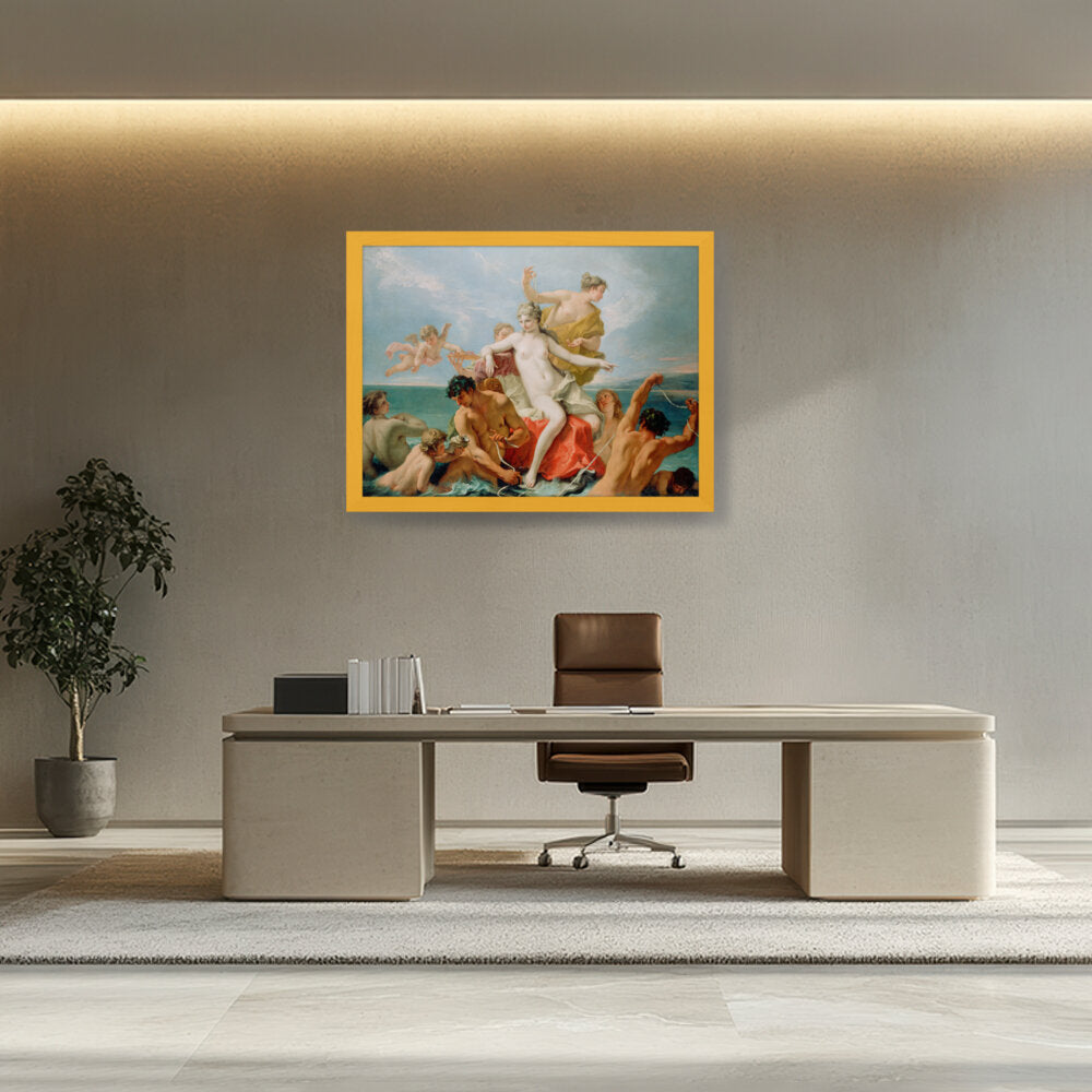 Triumph Of The Marine Venus - Framed Canvas