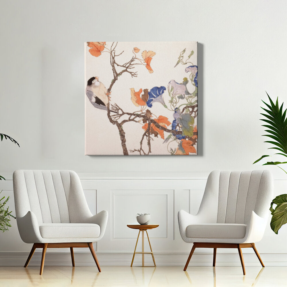 Serene Bird On Branch