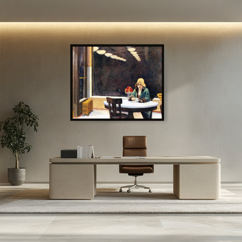 Automat 1927 - Framed Canvas