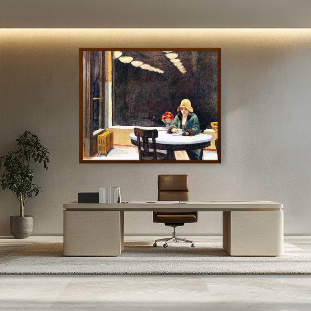 Automat 1927 - Framed Canvas