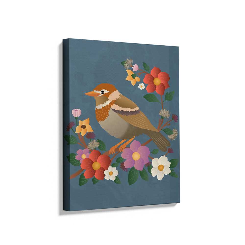 Picasoul - Picasoul Curated - Sparrow Among Blossoms - Wall Decor