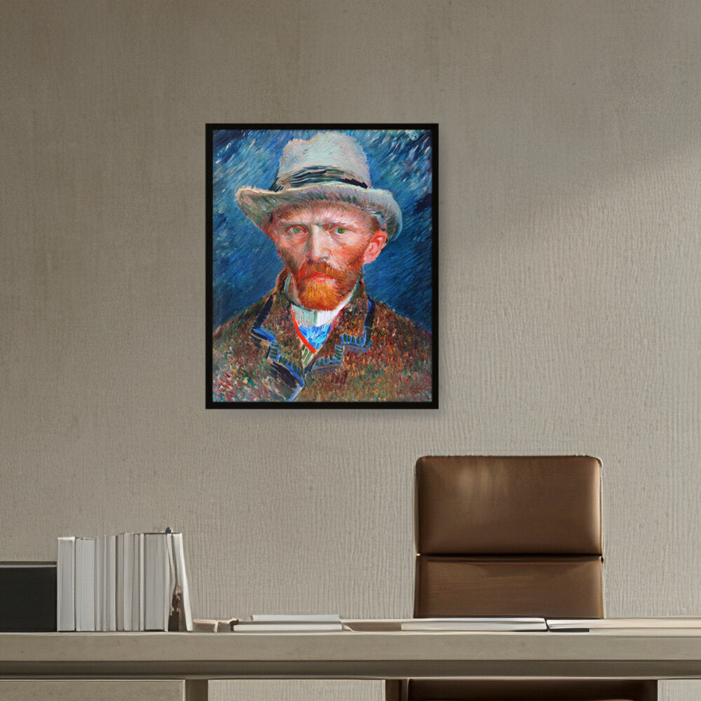 Self Portrait - Framed Canvas