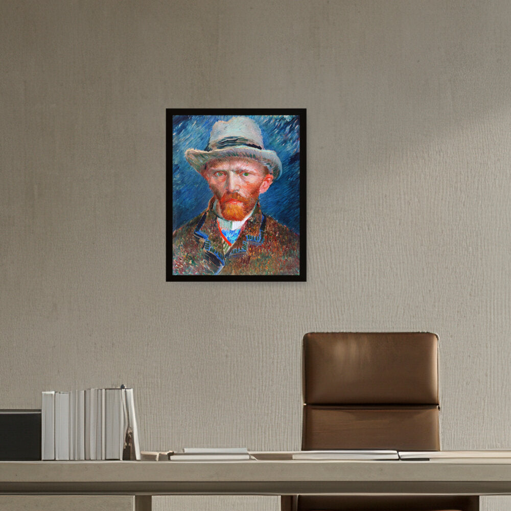 Self Portrait - Framed Canvas