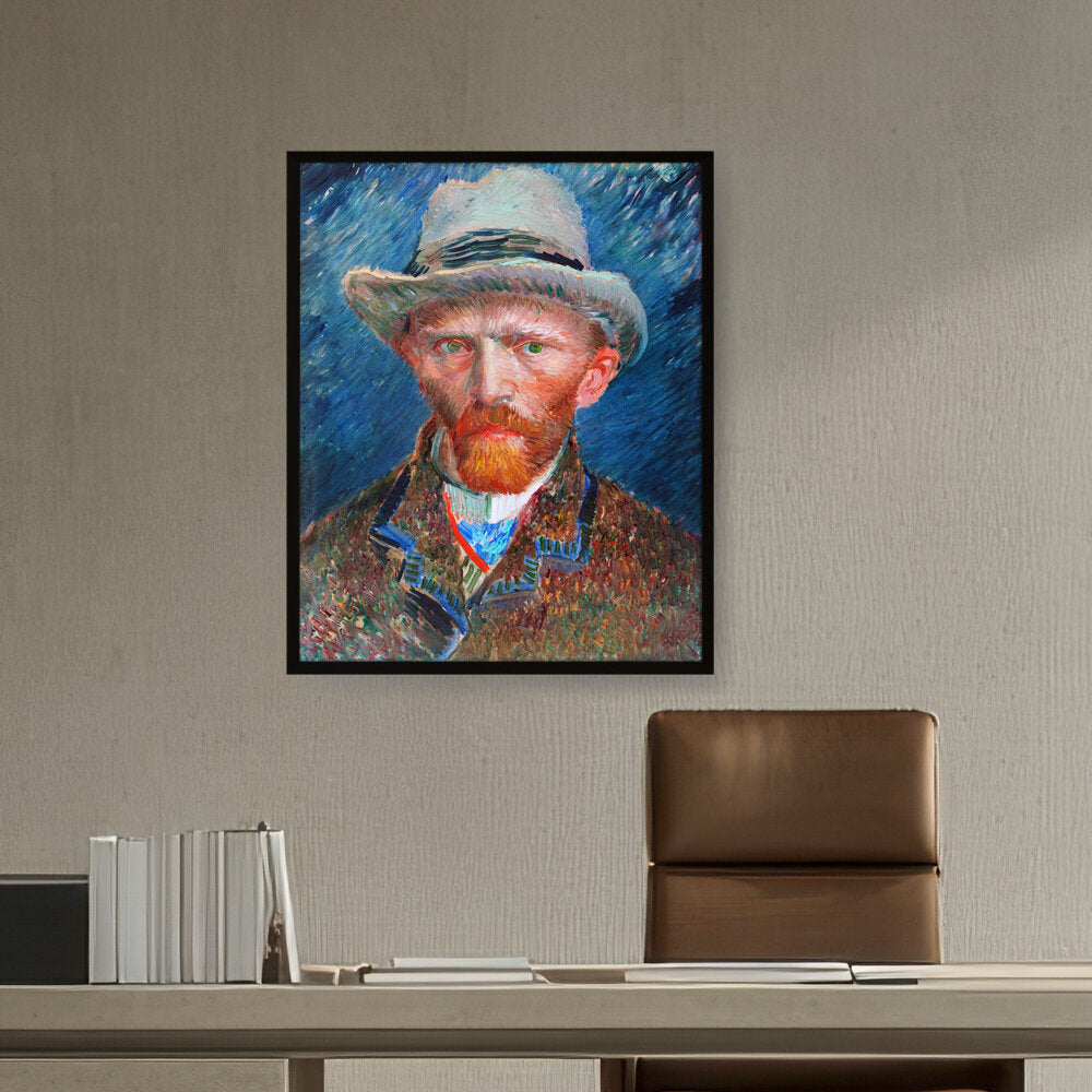 Self Portrait - Framed Canvas