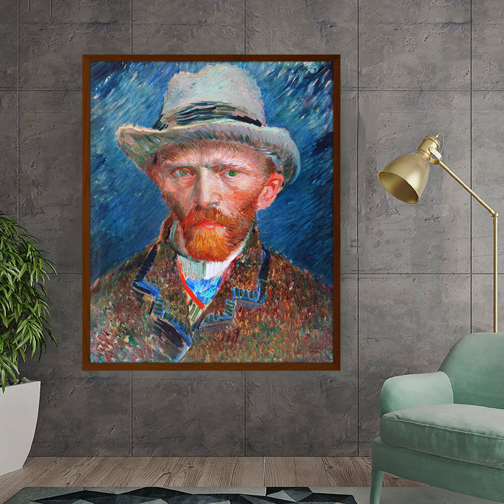 Self Portrait - Framed Canvas