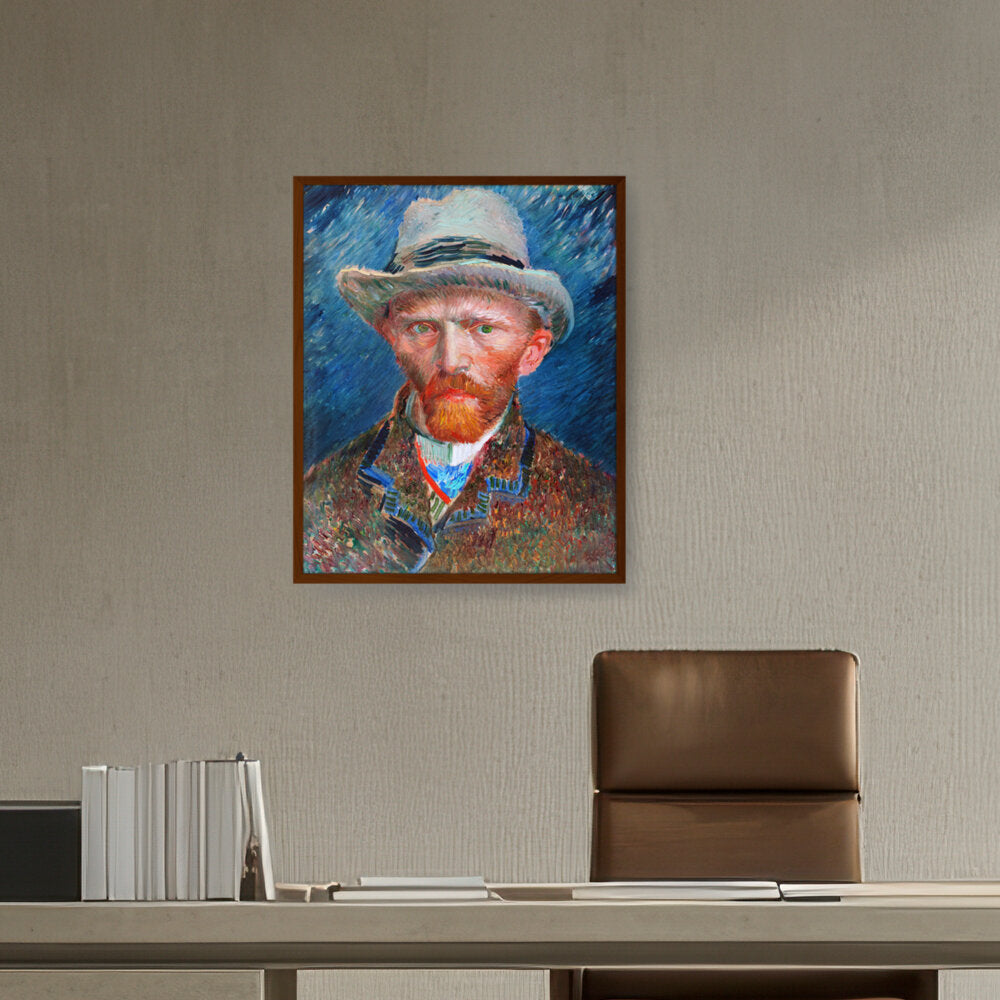 Self Portrait - Framed Canvas