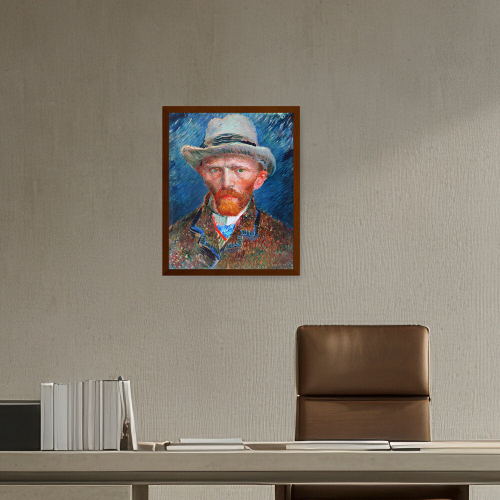 Self Portrait - Framed Canvas