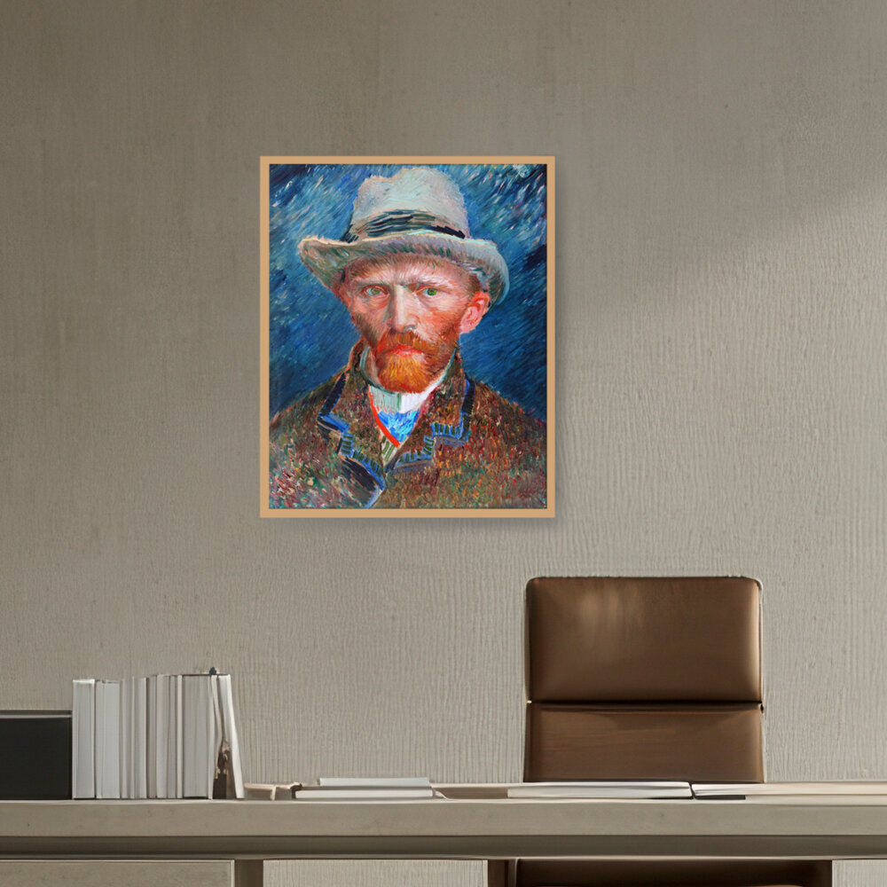 Self Portrait - Framed Canvas