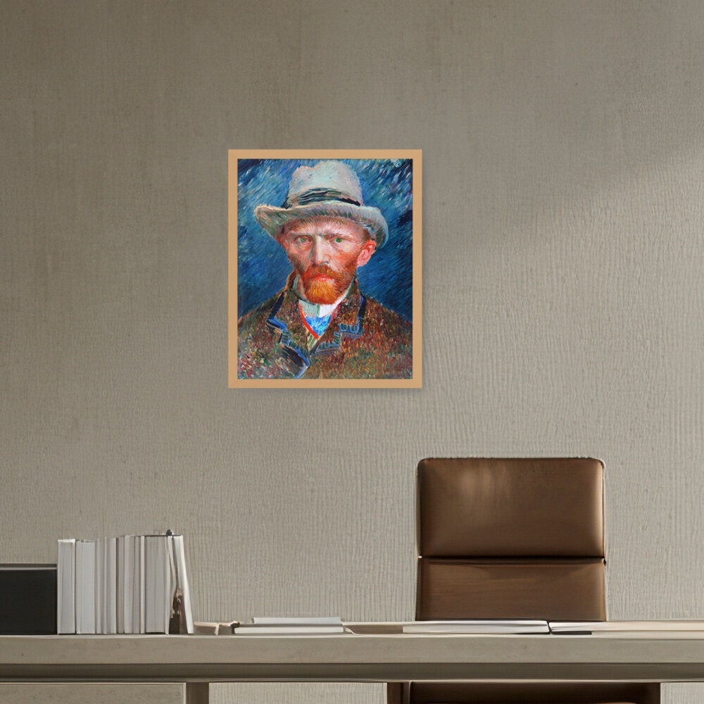 Self Portrait - Framed Canvas