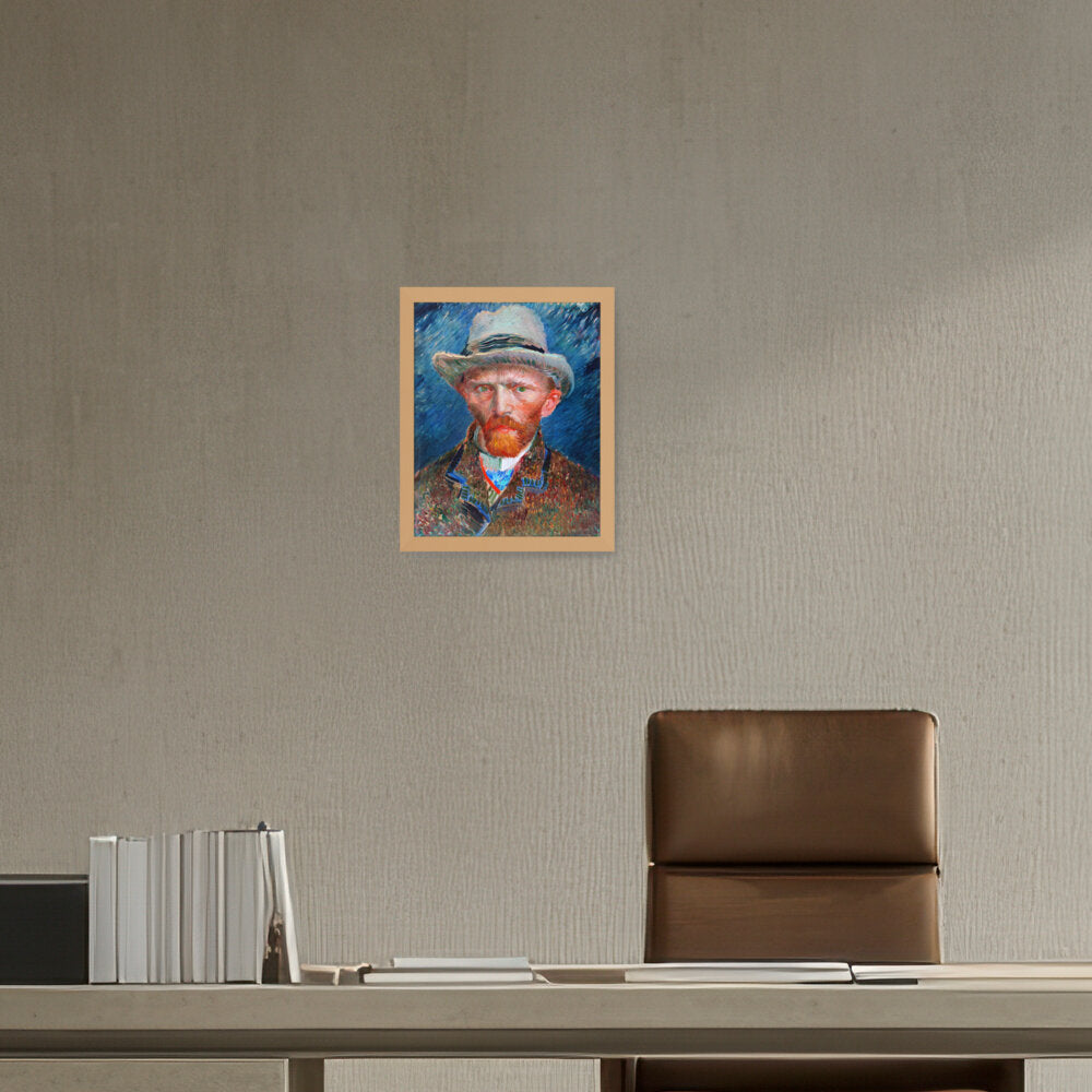 Self Portrait - Framed Canvas