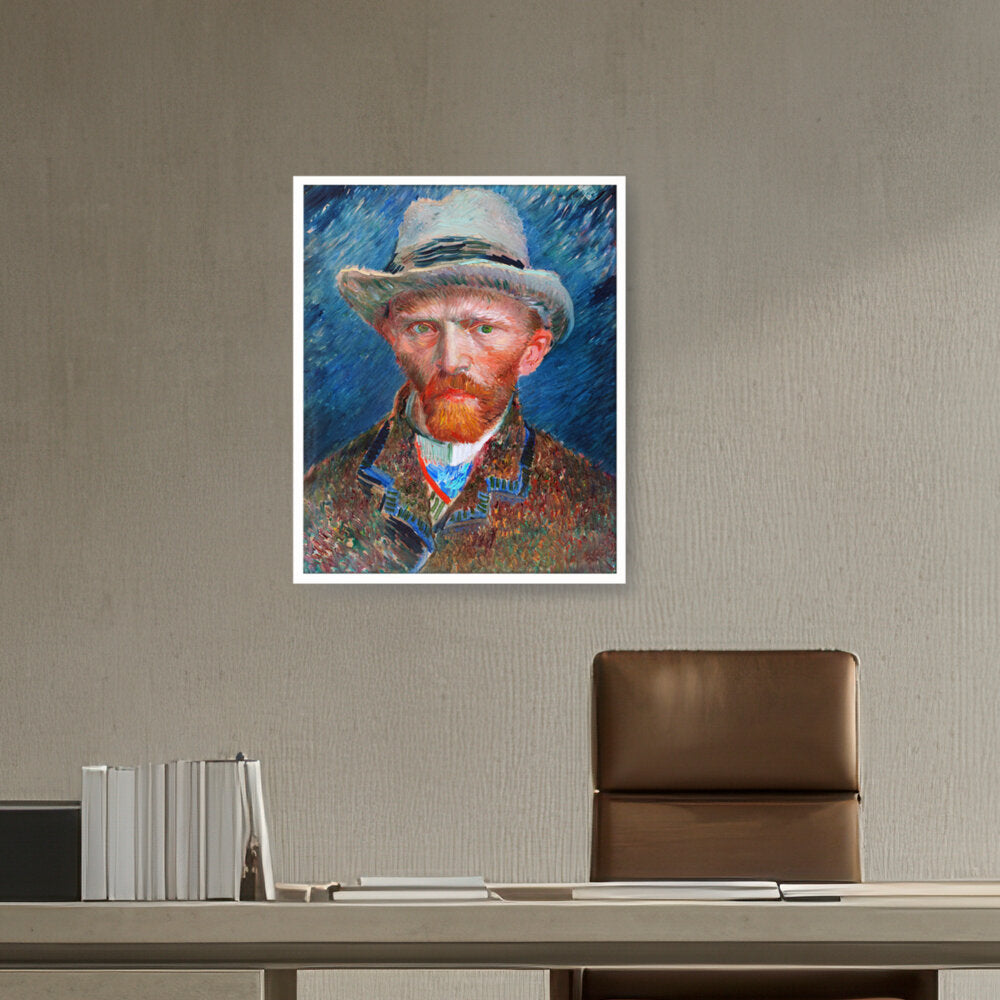 Self Portrait - Framed Canvas