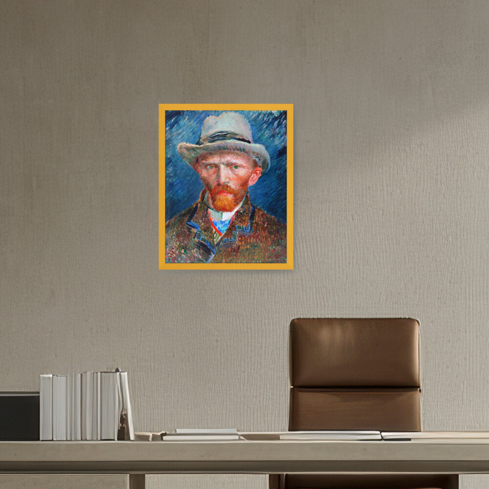 Self Portrait - Framed Canvas