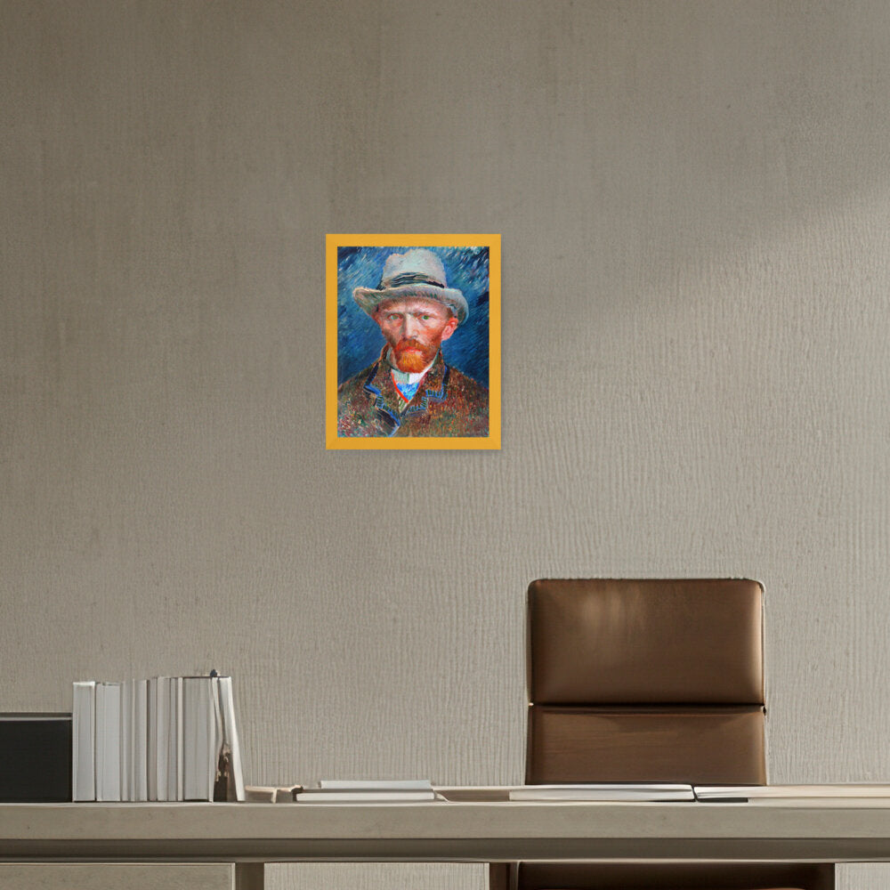 Self Portrait - Framed Canvas
