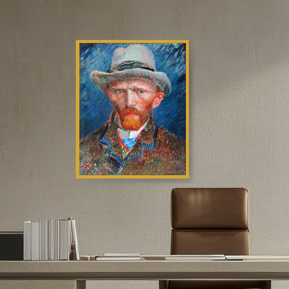 Self Portrait - Framed Canvas