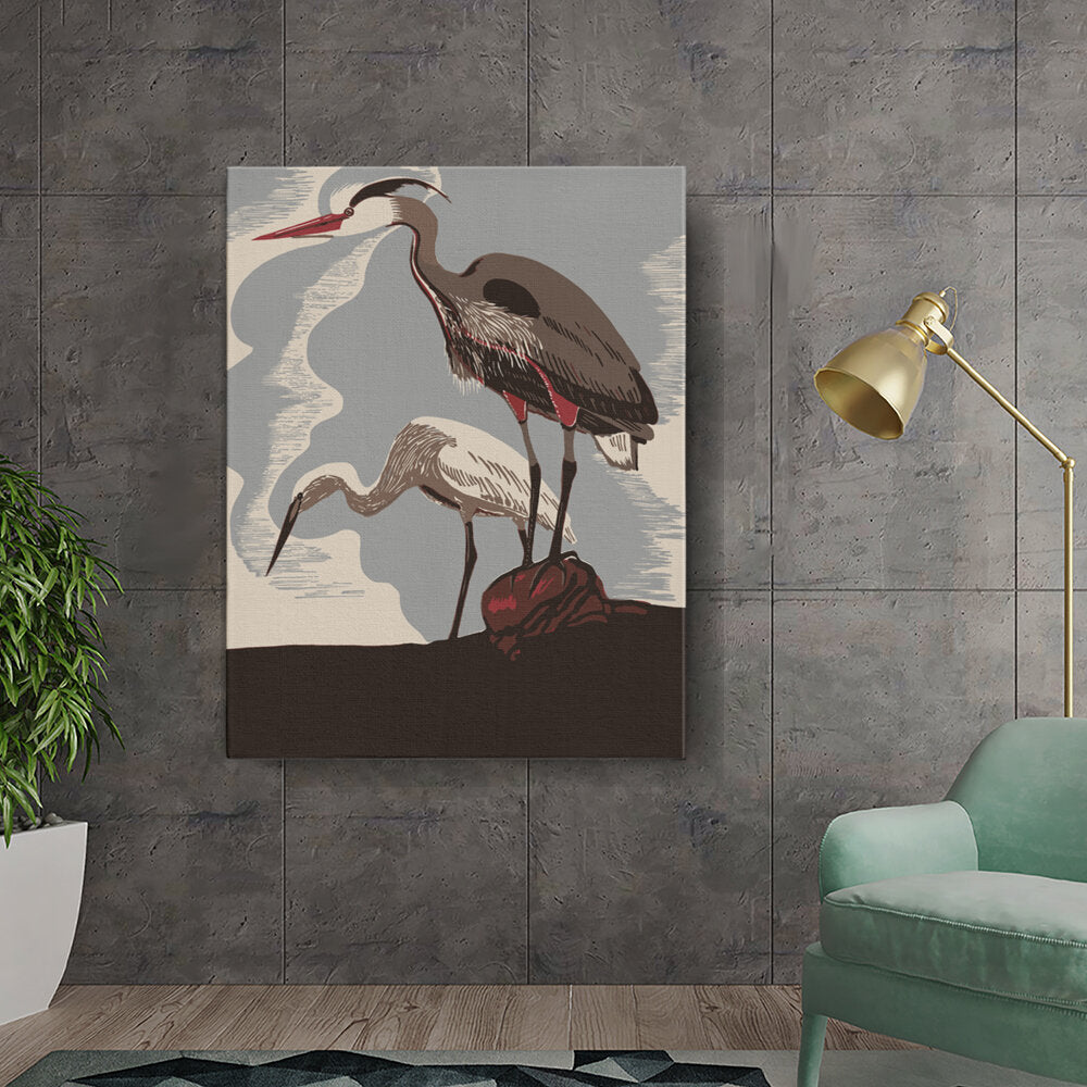 Herons At Rest