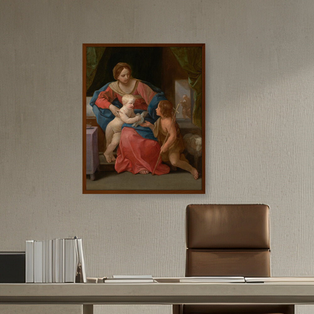 Artist1 - Art - The Virgin And Child - Framed Canvas
