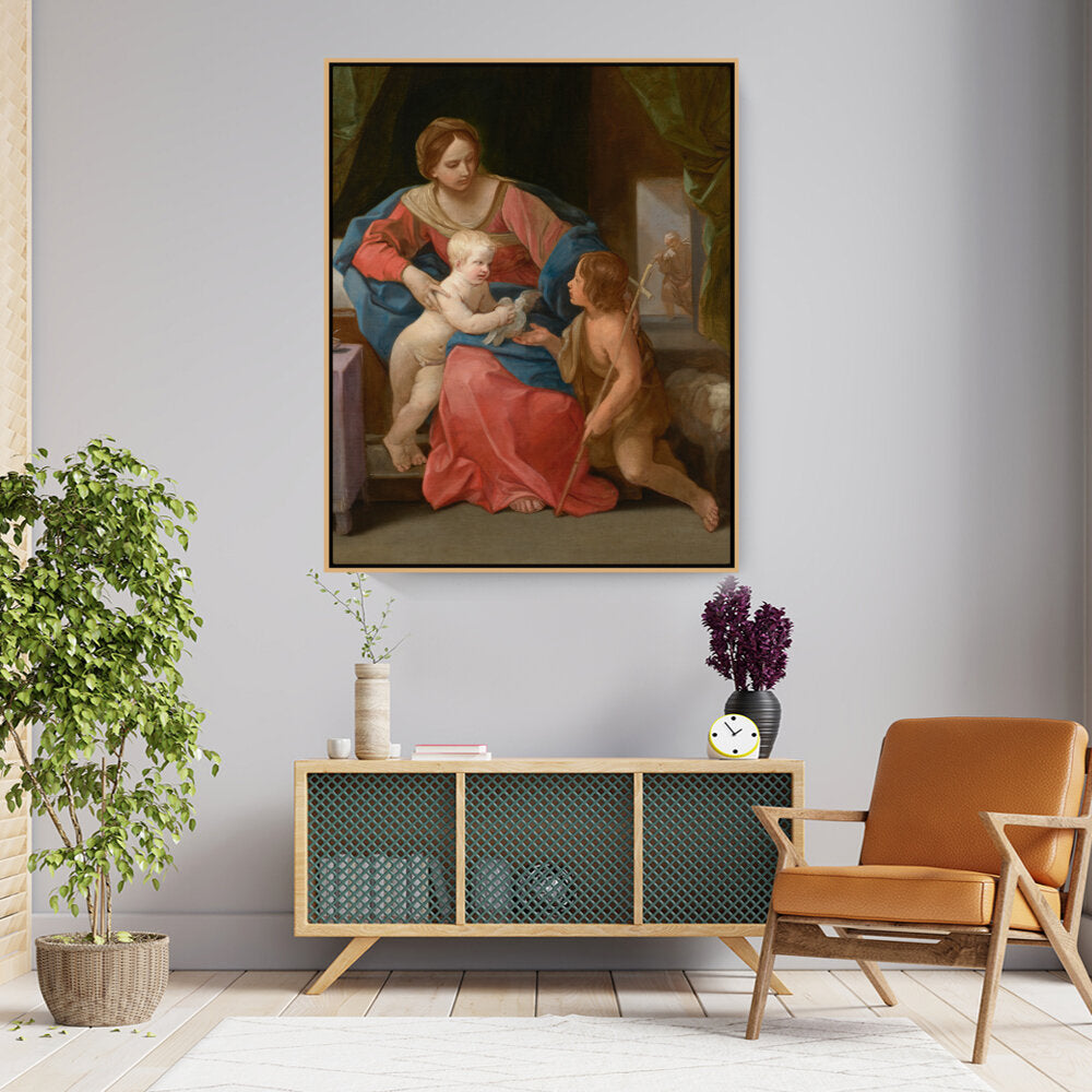 The Virgin And Child - FLOATING FRAME