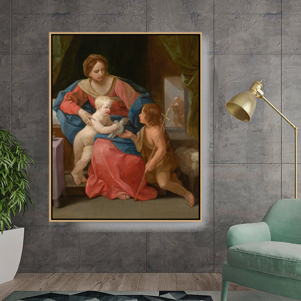 The Virgin And Child - FLOATING FRAME