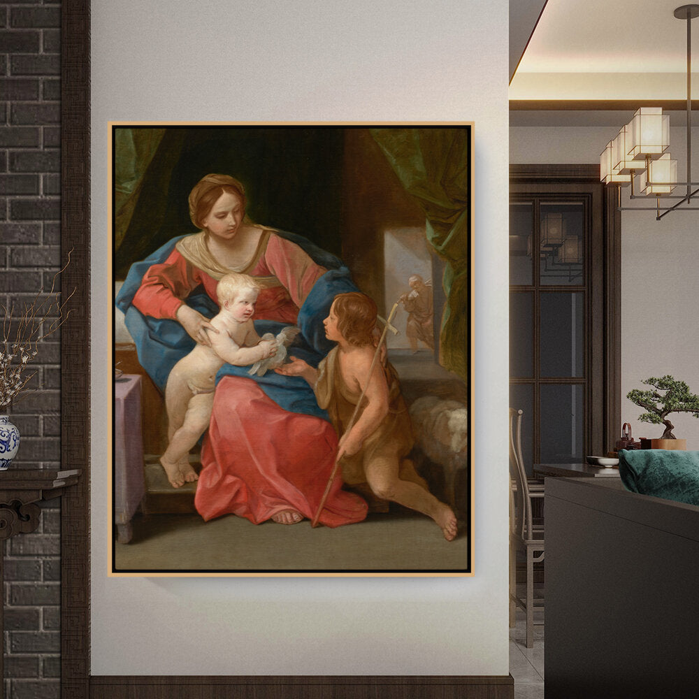 The Virgin And Child - FLOATING FRAME