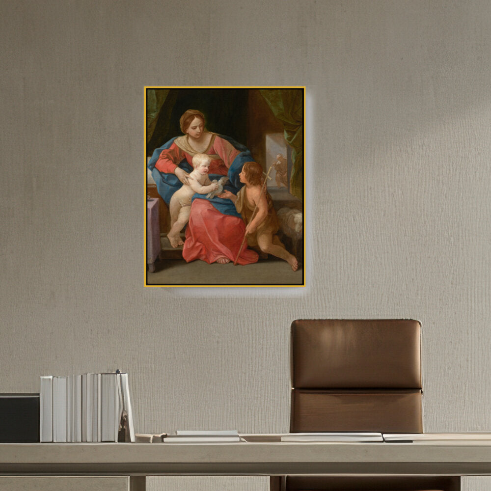 The Virgin And Child - FLOATING FRAME