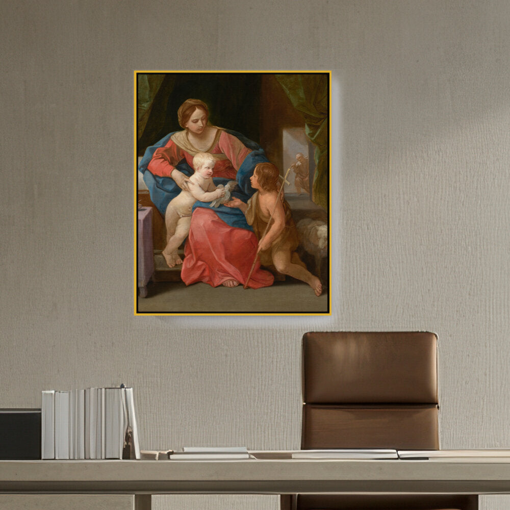 The Virgin And Child - FLOATING FRAME