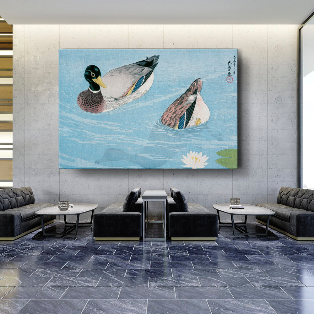 Ducks In Tranquil Waters