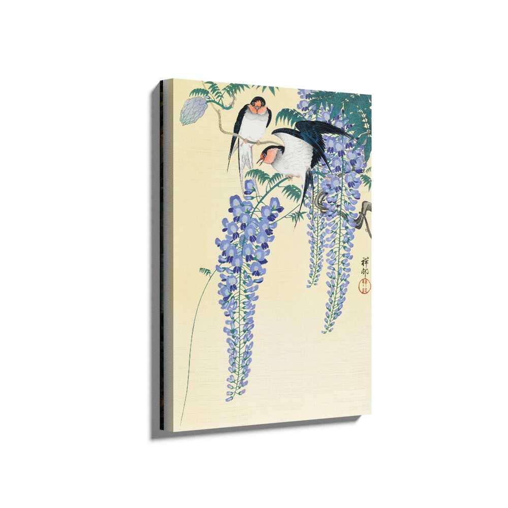 Picasoul - Picasoul Curated - Swallows And Wisteria - Wall Decor