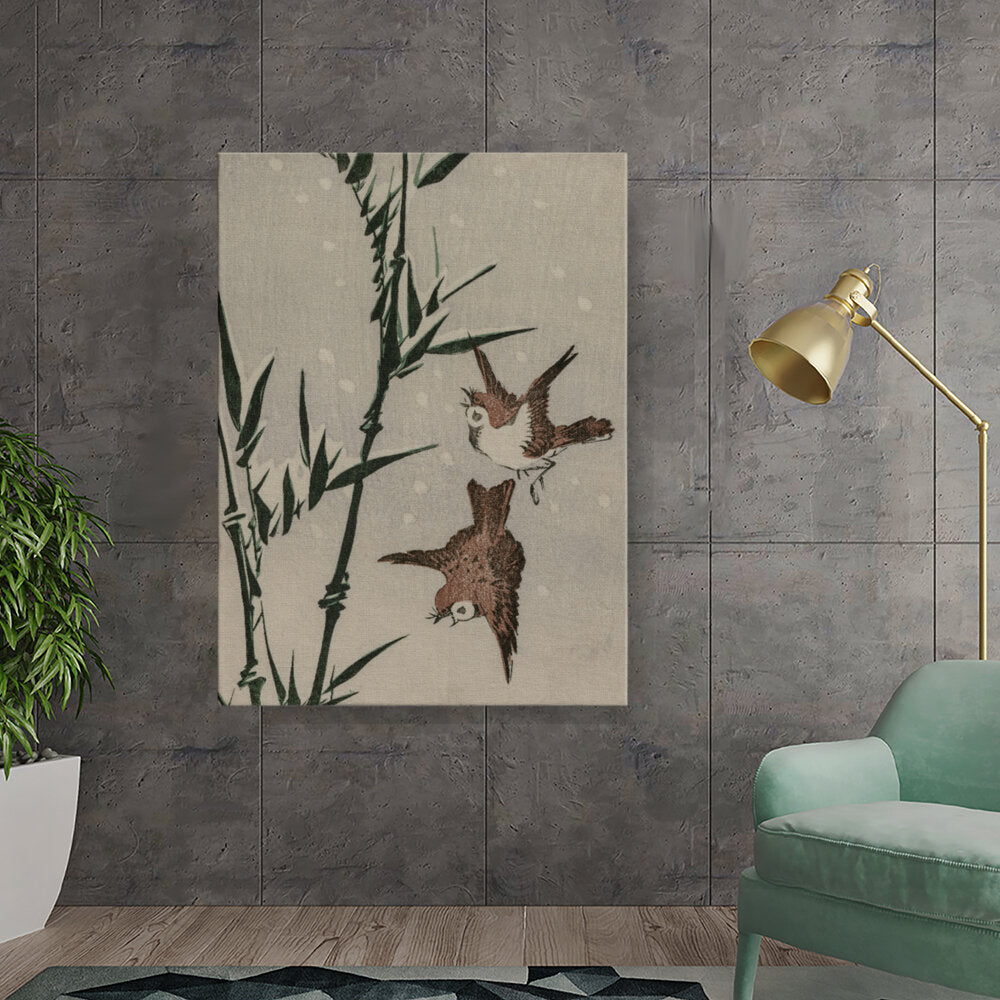 Birds Among Bamboo