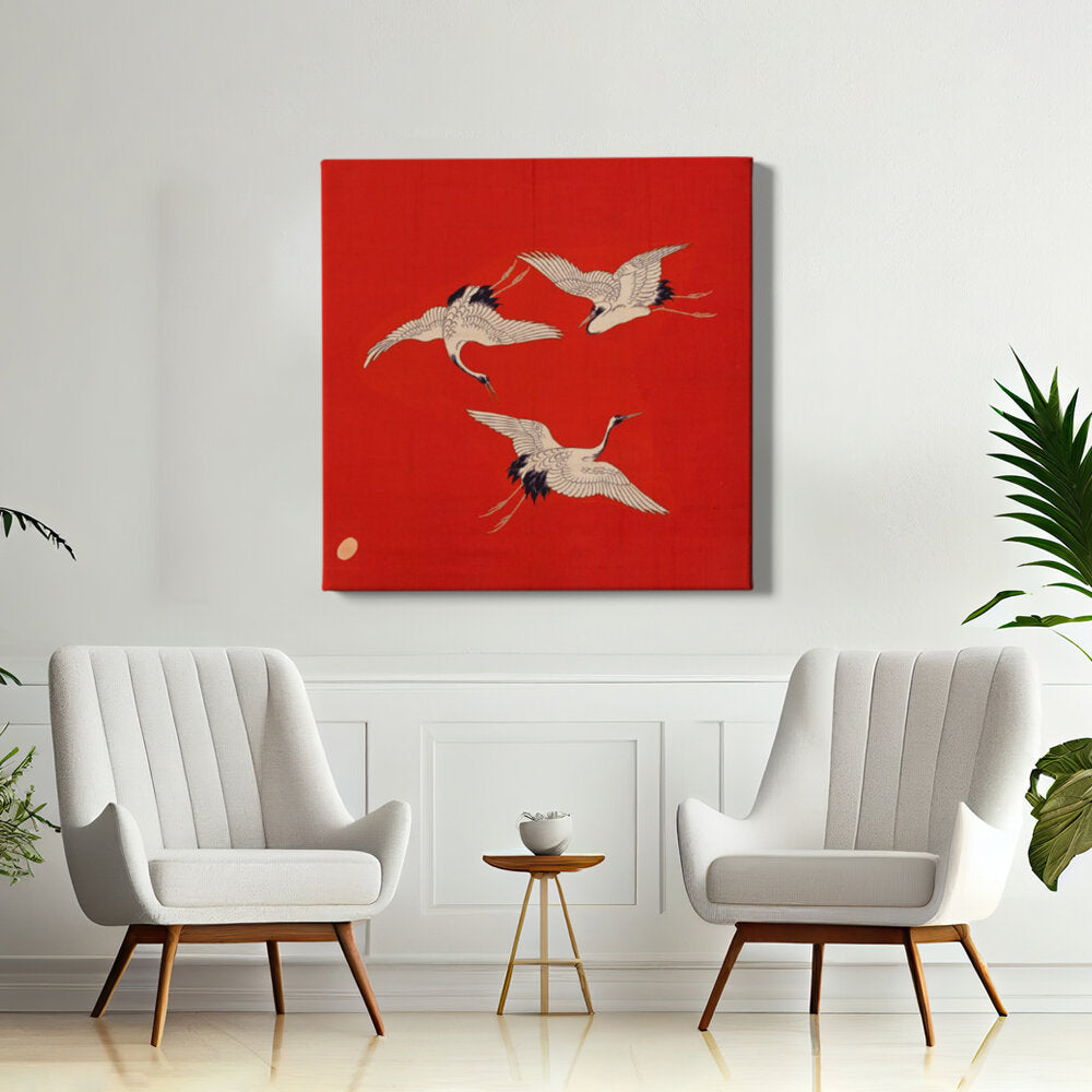 Cranes In Flight