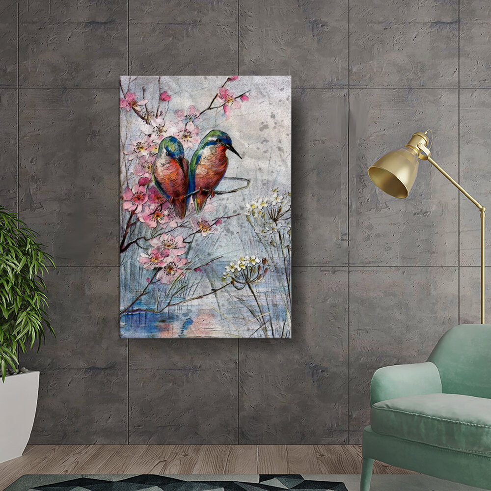 Lovebirds In Bloom